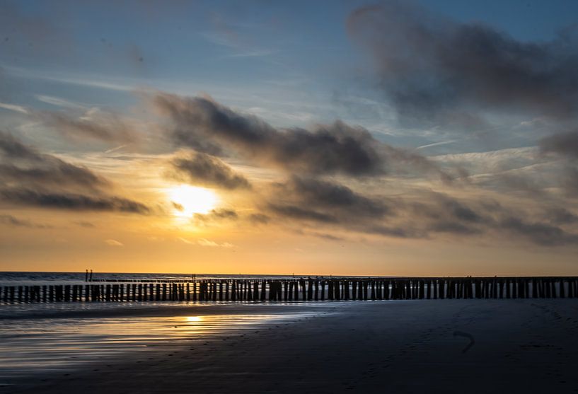 Sonnenuntergang im Zeeland von natascha verbij
