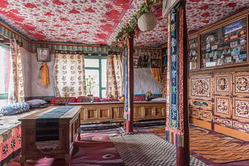Tibetaans interieur in de Himalaya in Nepal van Photolovers reisfotografie