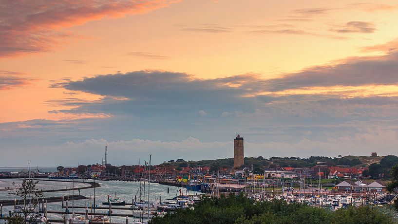 Sunset at the Brandaris, Terschelling by Henk Meijer Photography