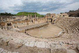 Romeinse theater in Bet She An in Israel