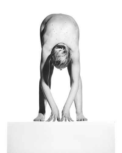 Fine art foto van een mooie naakte vrouw.