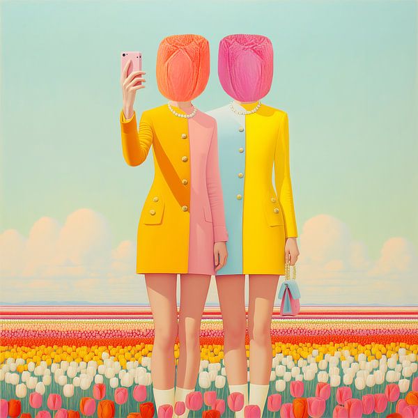 Époque des tulipes VIIII par Mirjam Duizendstra