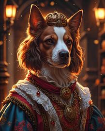 Spanish Spaniel King by Liona Toussaint