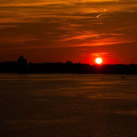 Zonsondergang boven Hoornse Hop 2017 sur Erik van Riessen