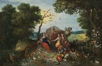 Allegorie der vier Elemente, Jan Brueghel &  Frans Francken von Meesterlijcke Meesters Miniaturansicht