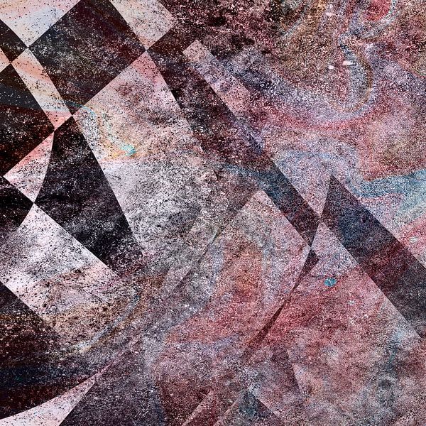 Benedix: Yeastwind [digitale abstrakte Kunst, weiß, schwarz, rosa] von Nelson Guerreiro