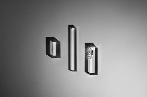 abstracte zwart/wit foto