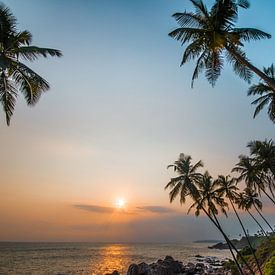 Zonsondergang Sri Lanka van Max Nicolai
