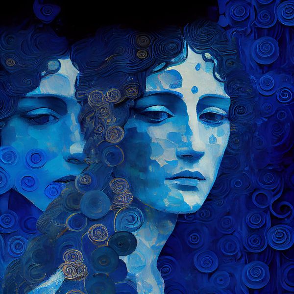Doppelt blau von Bianca ter Riet