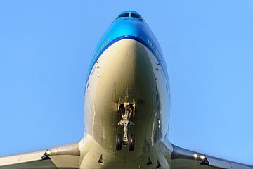 Landende KLM Boeing 747-400 