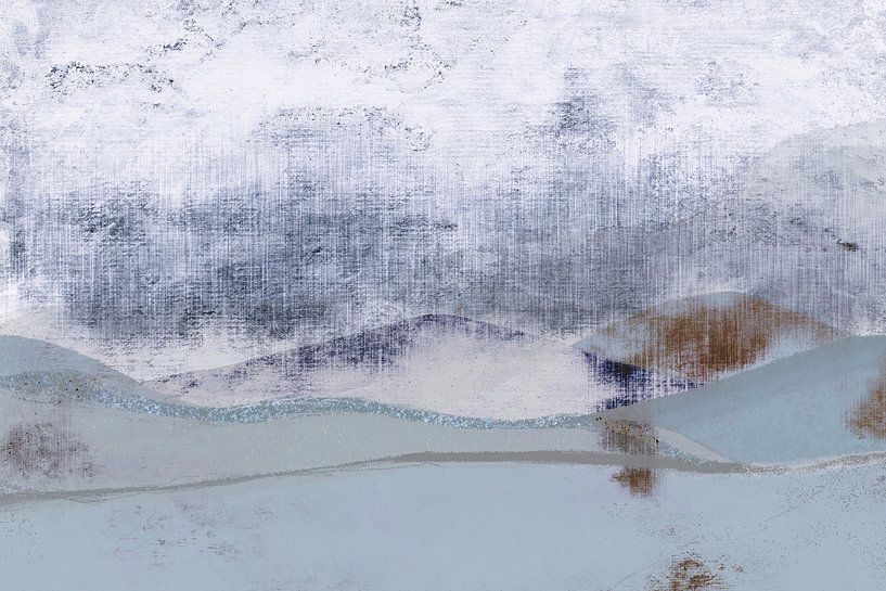 Scandinavia Abstract by Mad Dog Art
