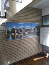 Klantfoto: Haven van Gouda van Jan Kranendonk, op canvas