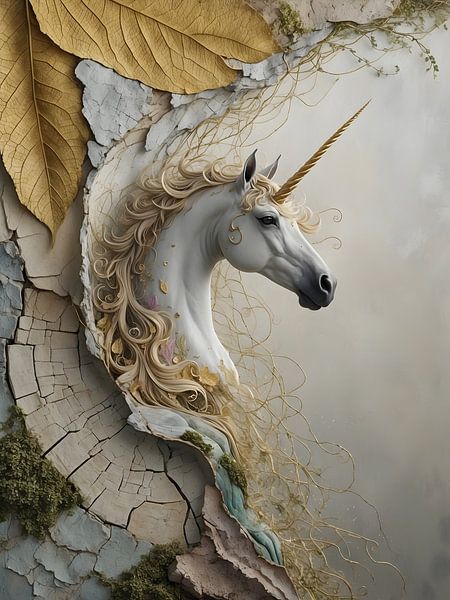 The Apparition in Weathered Gold by Manuela Dekkers
