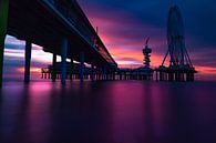 Pier Scheveningen Sonnenuntergang von Kevin Coellen Miniaturansicht