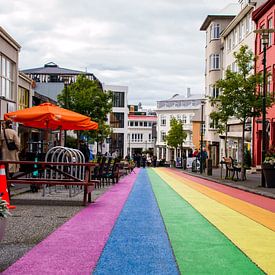 Reykjavik's regenboog van Whis' photos