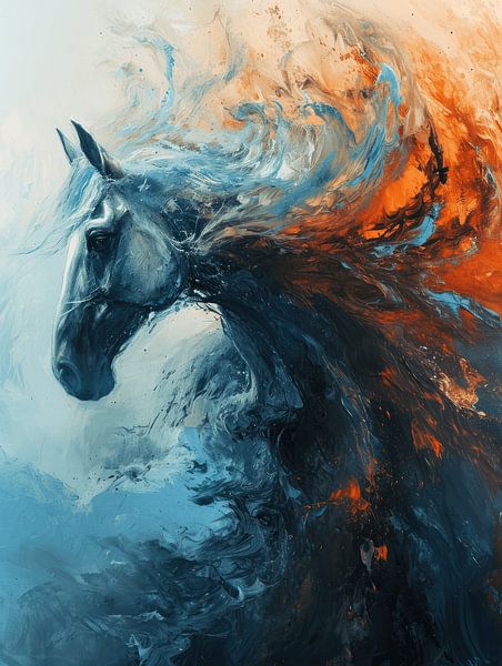Elementaire Versmelting | paard van Eva Lee