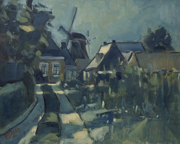 Moonlight in Winsum by Nop Briex