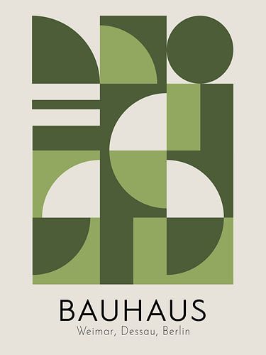 Bauhaus, Green Future van Hilde Remerie Photography and digital art