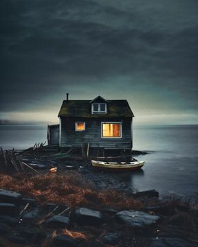 Huis aan zee van fernlichtsicht