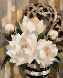 White Peonies - Photo Alchemy
