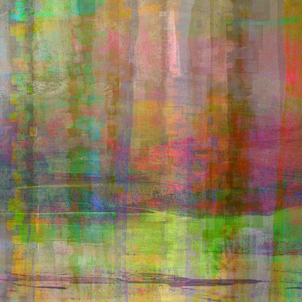 Landschaft Regenbogen von Claudia Gründler