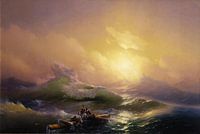 Hovhannes Aivazovsky, De negende golf - 1850