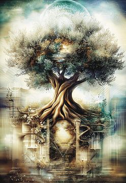 Les racines de l'endurance sur Tessa Smits Art