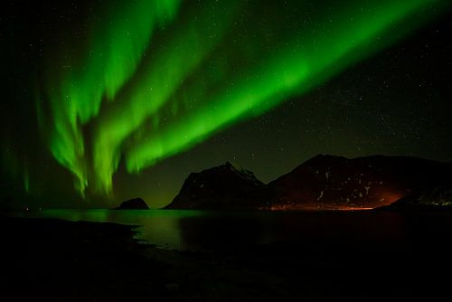 Aurora Boerealis, Lofoten von Jens Droth