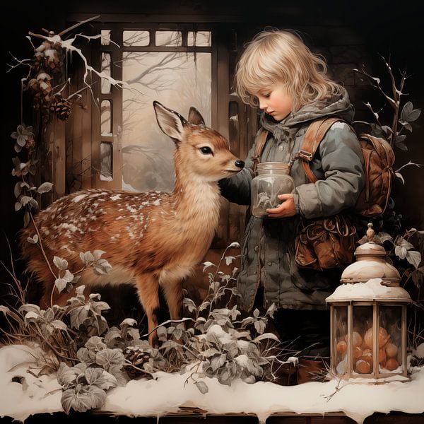 Vintage-Illustration von Carla van Zomeren
