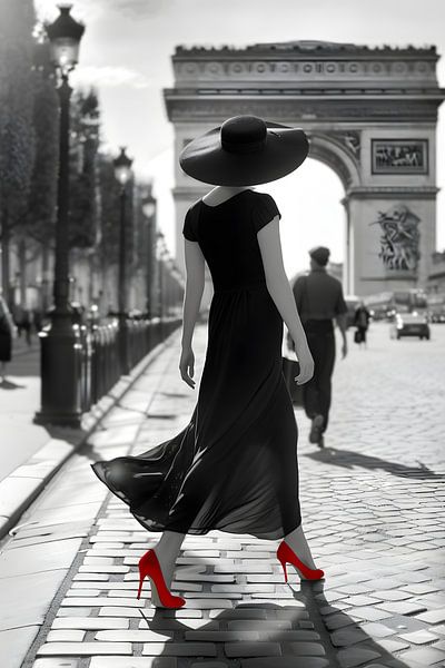Fashion statement at the Arc de Triomphe by Skyfall
