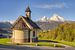Chapelle Kirchleitn et Watzmann à Berchtesgaden sur Michael Valjak