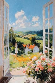 Blick auf die toskanische Landschaft Nr. 4