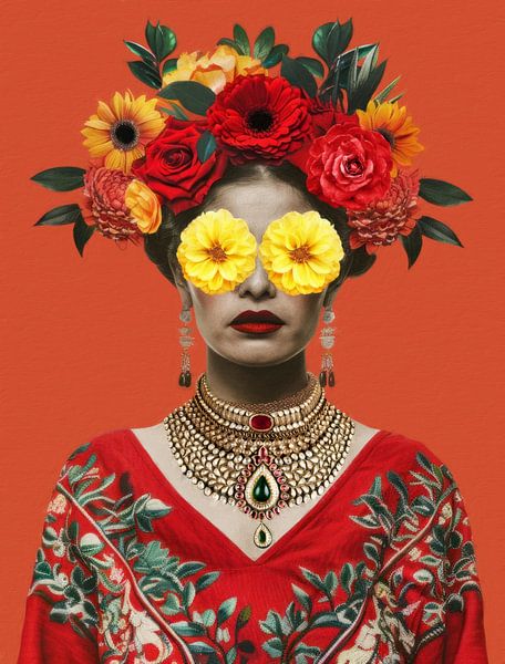 a Summer Portrait made in Mexico van Marja van den Hurk