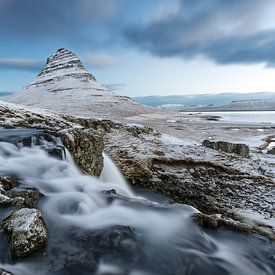 Kirkjufellsfoss IJsland van Luc Buthker