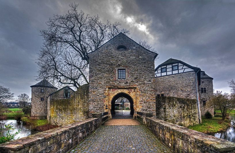 De waterburcht van Ratingen van Edgar Schermaul