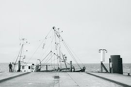 Fischkutter bei Ebbe von Heiko Westphalen