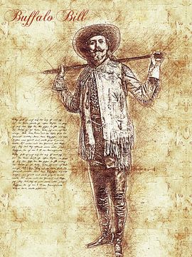 Buffalo Bill van Printed Artings