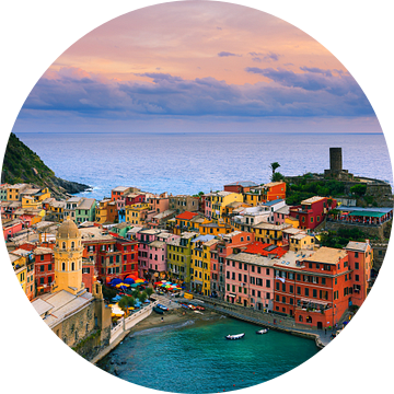 Vernazza, Cinque Terre, Italië van Henk Meijer Photography