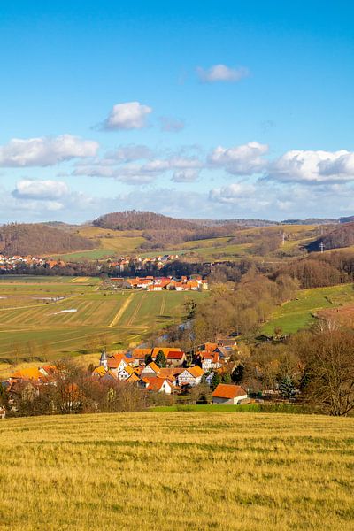 Spring walk around the castle ruins Brandenburg in the beautiful by Oliver Hlavaty