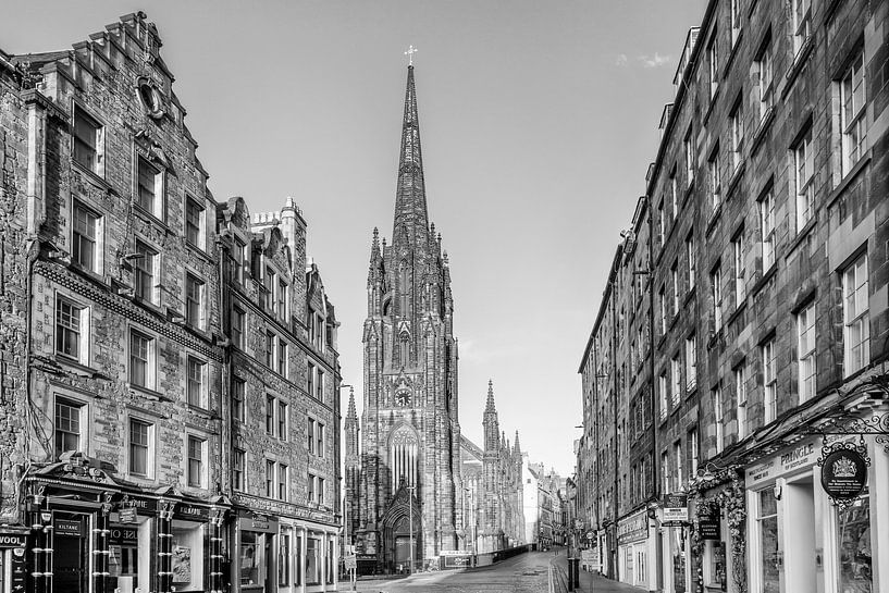 The Hub, Tolbooth Kirk | Monochrom von Melanie Viola