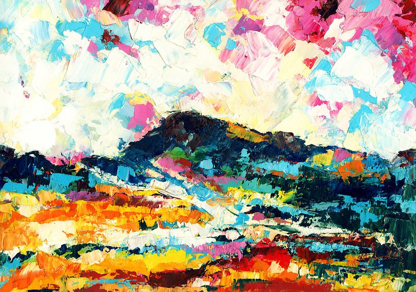 Rainbow Landscape 2 by Maria Kitano