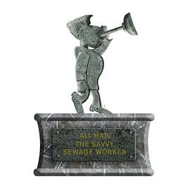 “Leve de slimme rioolwerker”