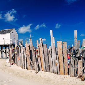 Juttershuisje op Vlieland: kleur van de kust van Thijs Schouten