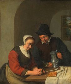 The confidential maintenance, Adriaen van Ostade