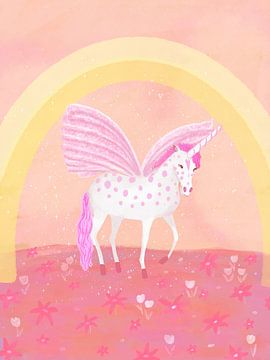 Pink Unicorn by Aliya Putrus