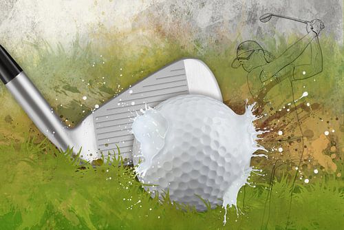 Le sport rencontre l'éclaboussure - Golf