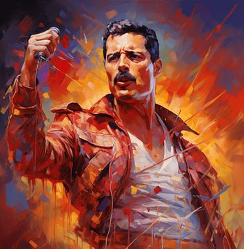 Freddy Mercury sur Evan's Art