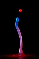 Liquid ART - colourful earthworm