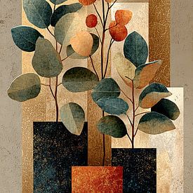 Blatt-Anzeige von ARTEO Gemälde