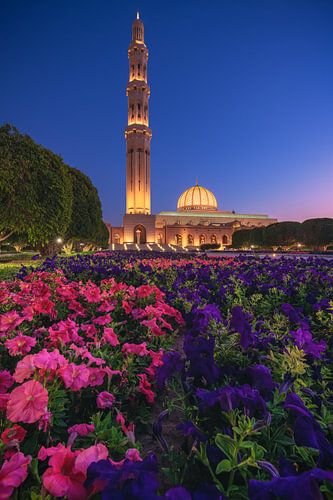 Sultan Qaboos Mosque in Muscat by Jean Claude Castor